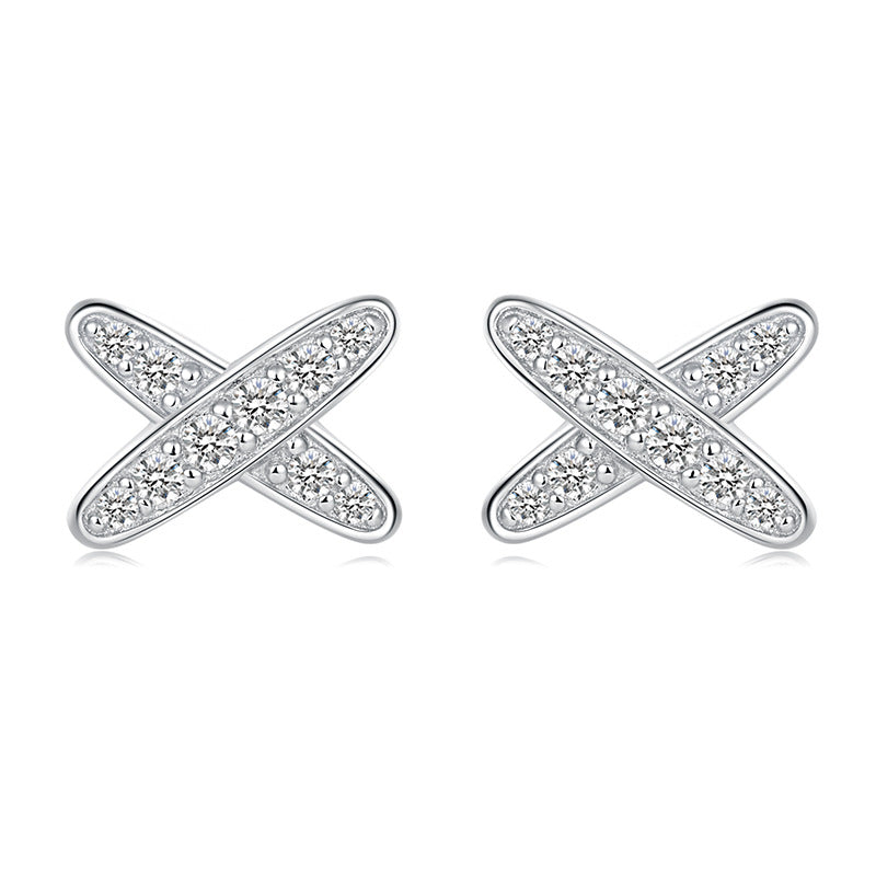 S925 Round-Cut Moissanite Earring【6.2#199】