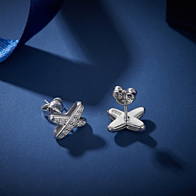 S925 Round-Cut Moissanite Earring【6.2#199】