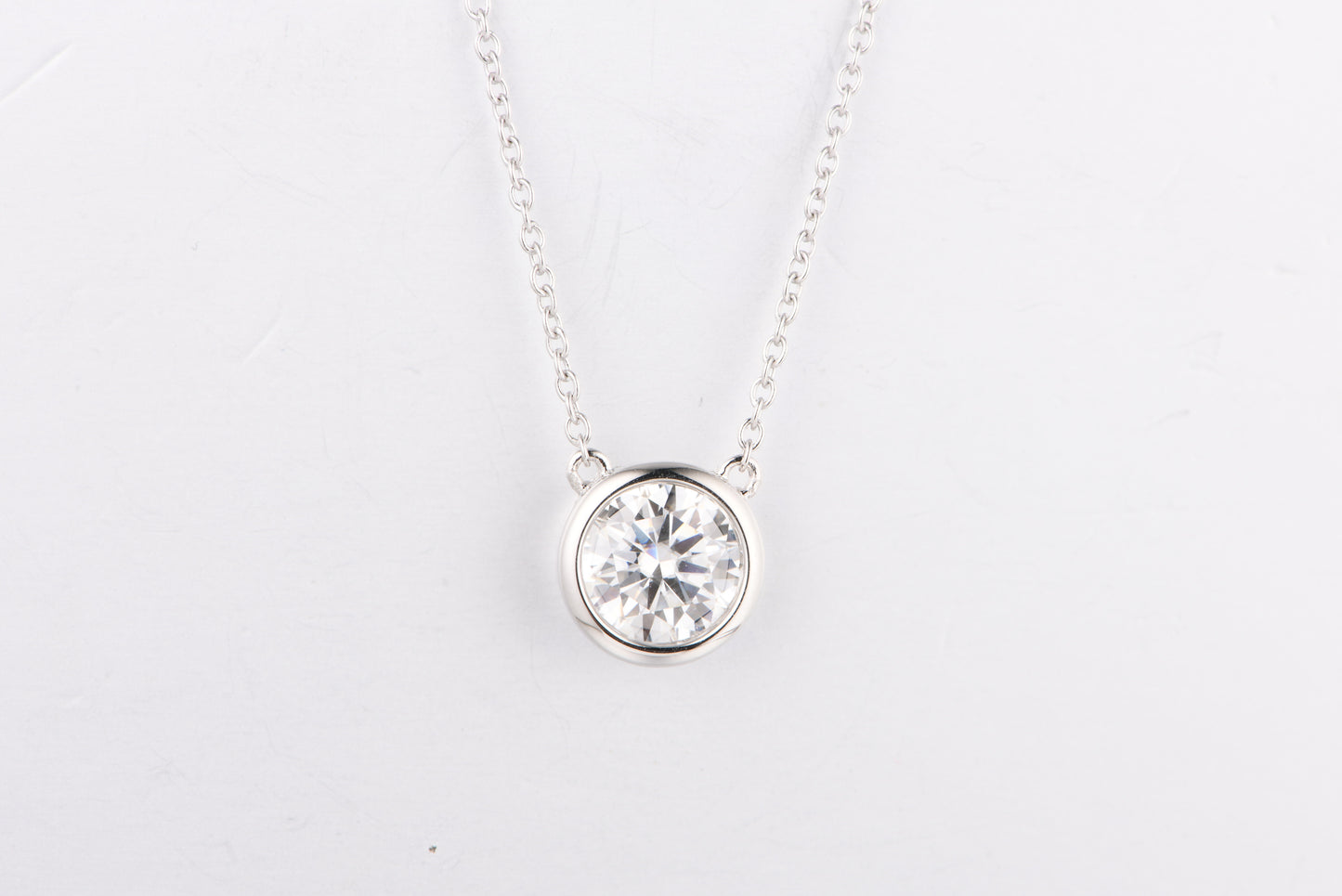 S925 Moissanite Plating Necklace 【N1#1】