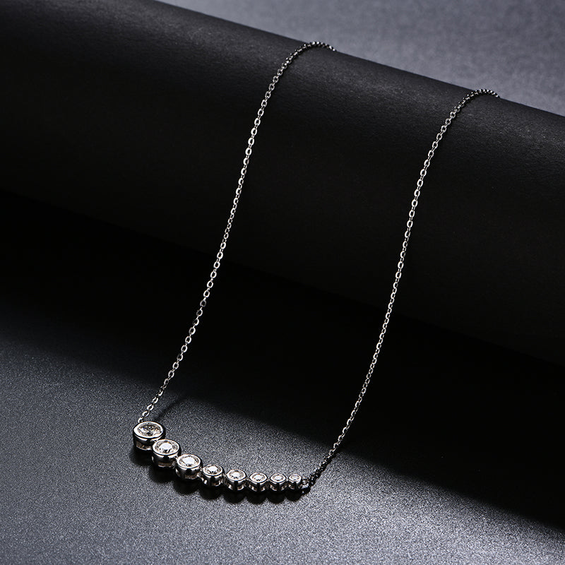 S925 Moissanite Plating Necklace 【N1#3】
