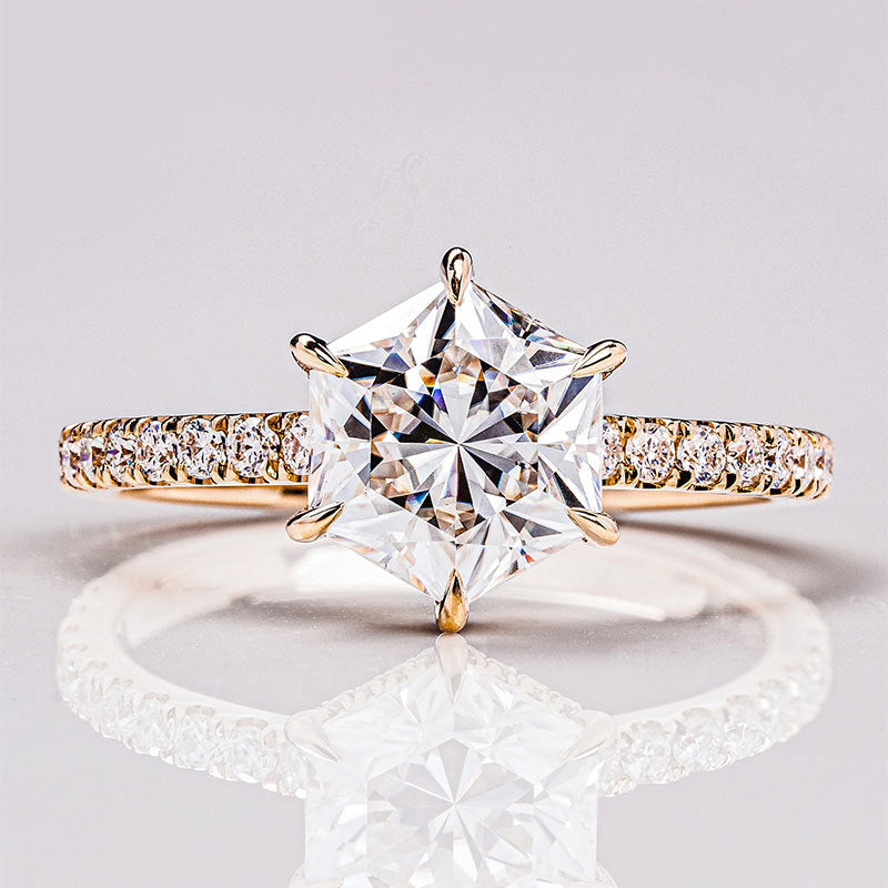 S925 Oval-Cut Moissanite Ring 2CT 【6.2#7】