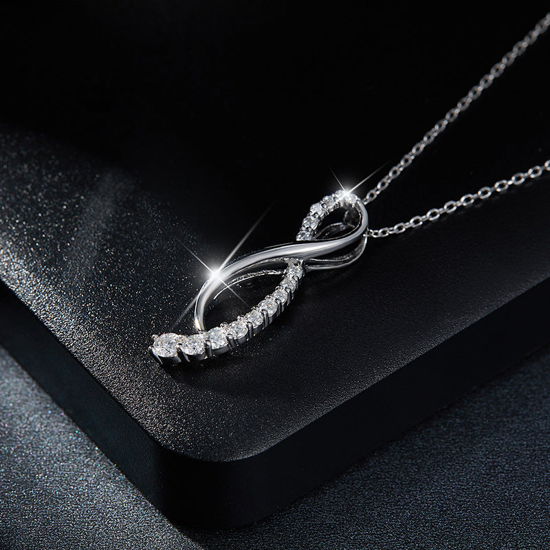 S925 Round-Cut Moissanite Pendant【6.2#113】