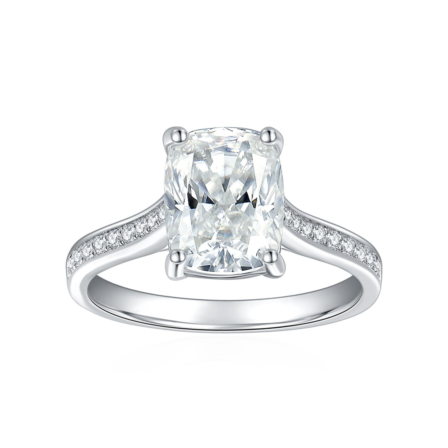 S925 Oval-Cut Moissanite Ring 1.5CT 【6.2#24】