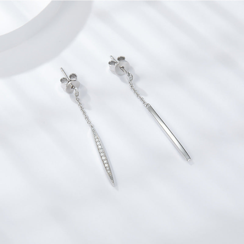 S925 Round-Cut Full Moissanite Stud Earrings【6.2#44】