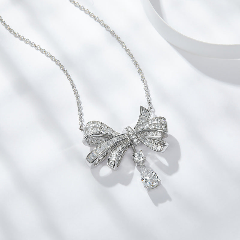 S925 Pear-Cut Moissanite Necklace【6.2#202】