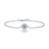 S925 Round-Cut Moissanite Bracelet Hearts And Arrows 0.5CT&1CT 【6.2#67】