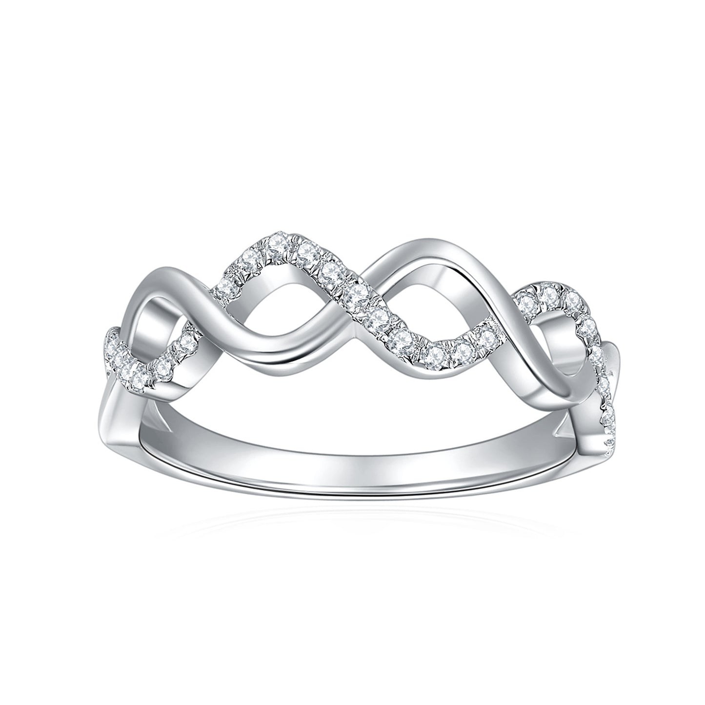 S925 Round-Cut Moissanite Ring【6.2#169】