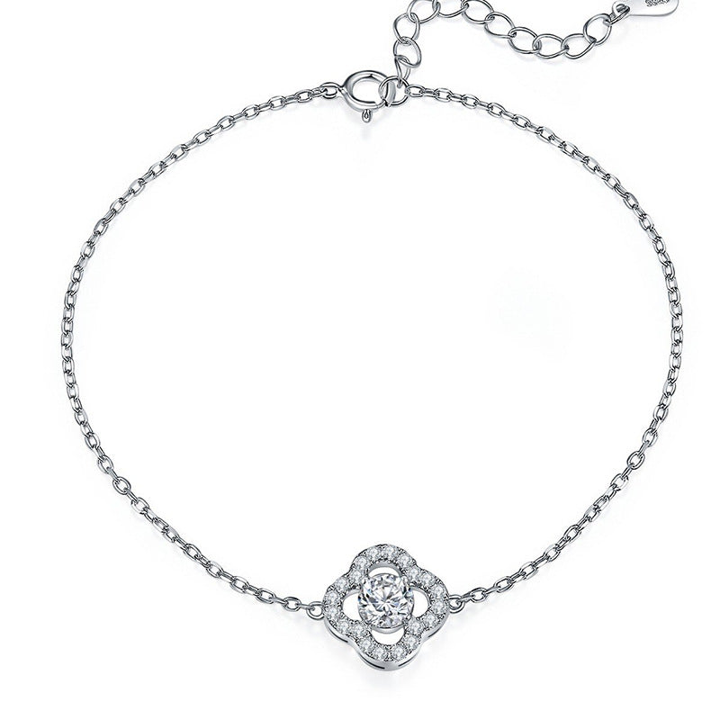 S925 Round-Cut Moissanite Necklace Plated 18k Gold【6.2#131】