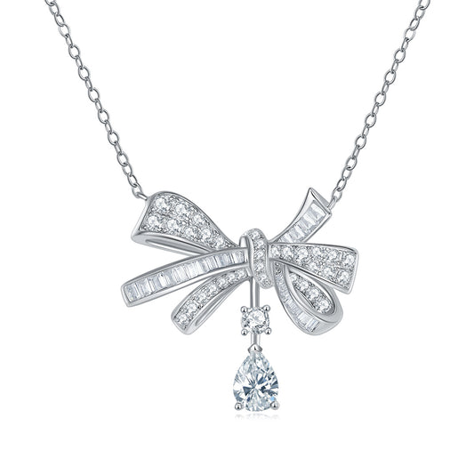 S925 Pear-Cut Moissanite Necklace【6.2#202】
