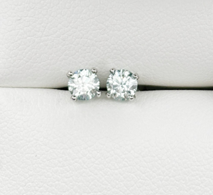 S925 Simplicity Four Claws Moissanite Earrings 0.3CT&0.5CT*2 Collection 【3#5】