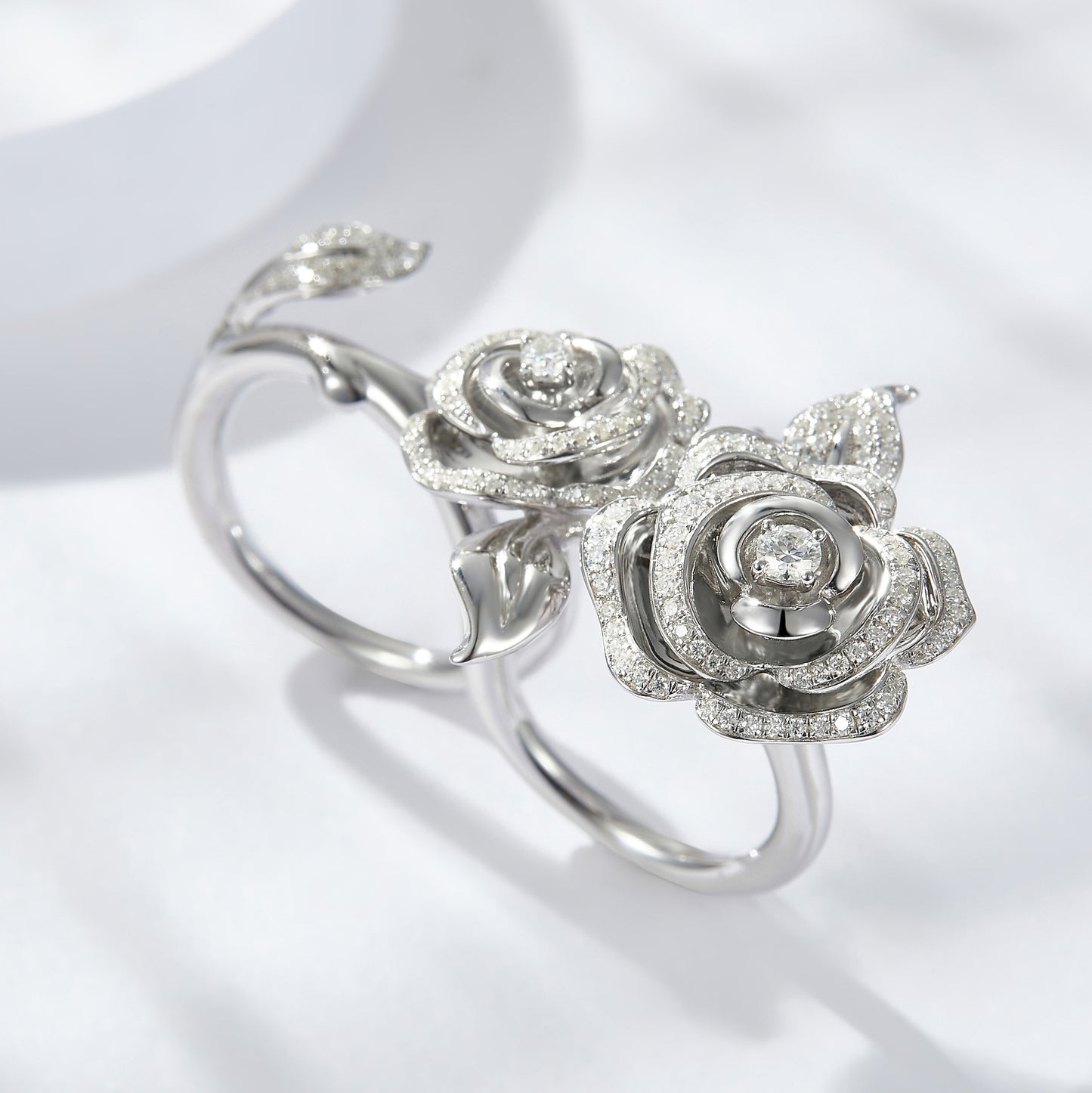 S925 Round-Cut Moissanite Ring【6.2#156】