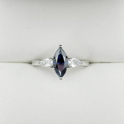 S925 Marquise-Cut Moissanite Rings 1CT 【3#21】